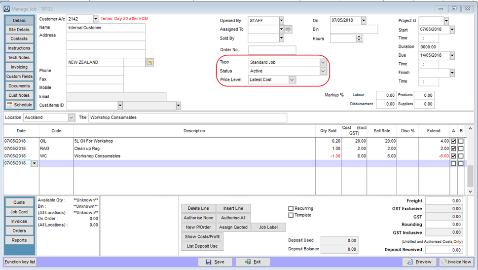 How Do I Account for Consumables? Infusion Business Software