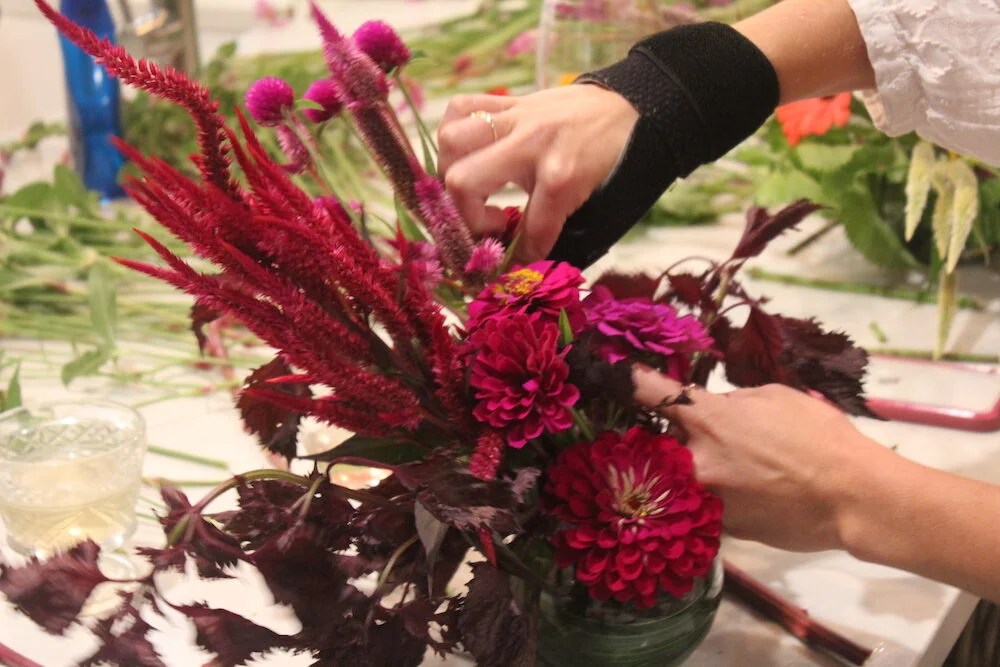 Flower Arranging Classes Ingadi Flower Farm