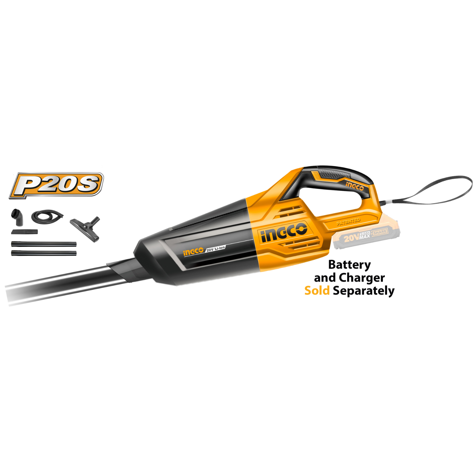 Cordless Vacuum Cleaner (20v) Ingco Tools South Africa