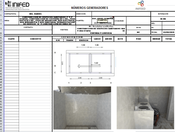 Volumenes de obra Ingeniero Daniel RG