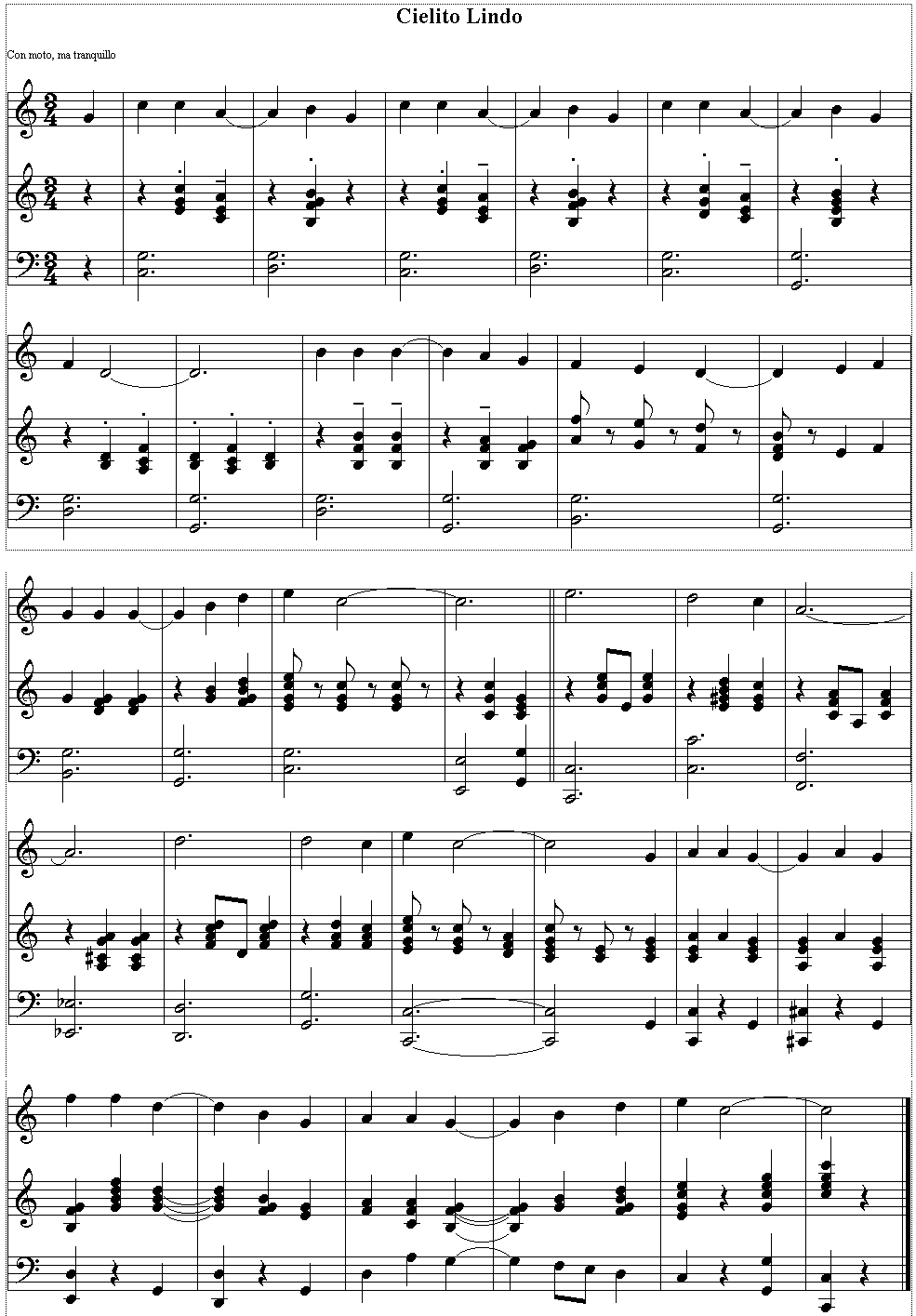 Notes A 20,000 Volkslieder, German and other Folk Songs, Noten sheet music Partituren