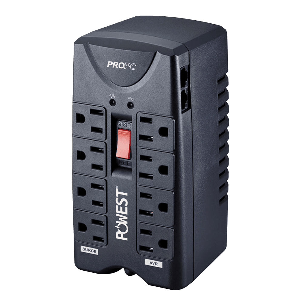 Estabilizador Regulador de Voltaje Pro PC 1000 VA POWEST