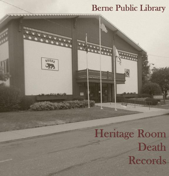 Adams County Indiana Death Records Berne