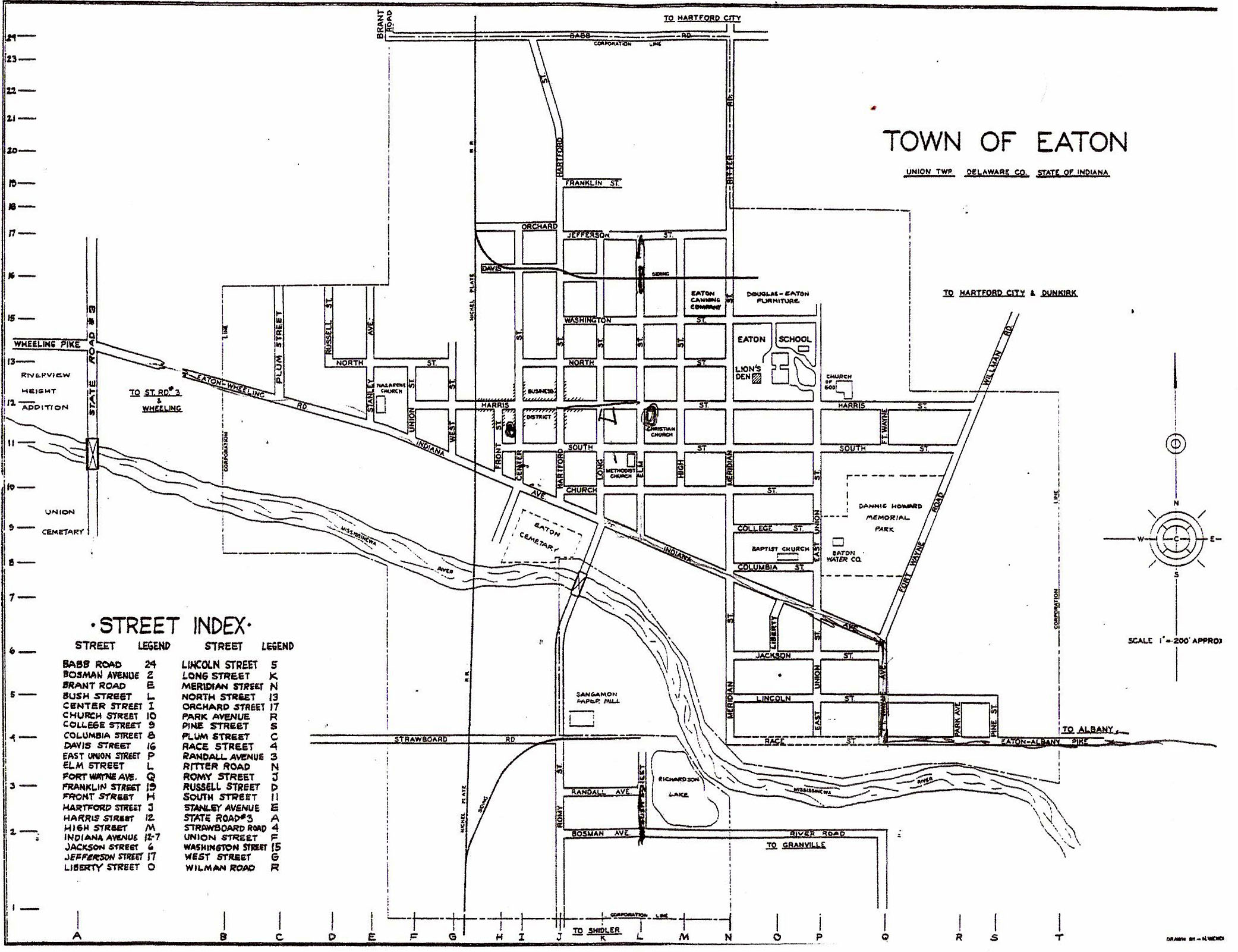 2005 Eaton Town Map
