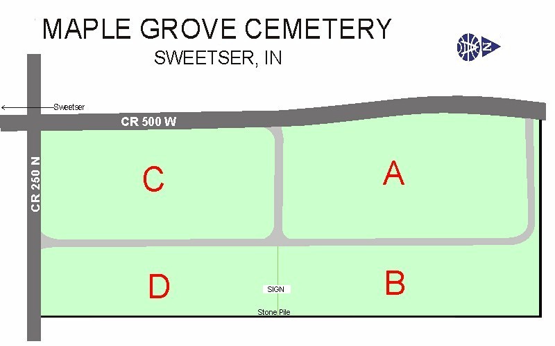 Maple Grove Cemetery Sweetser, IN