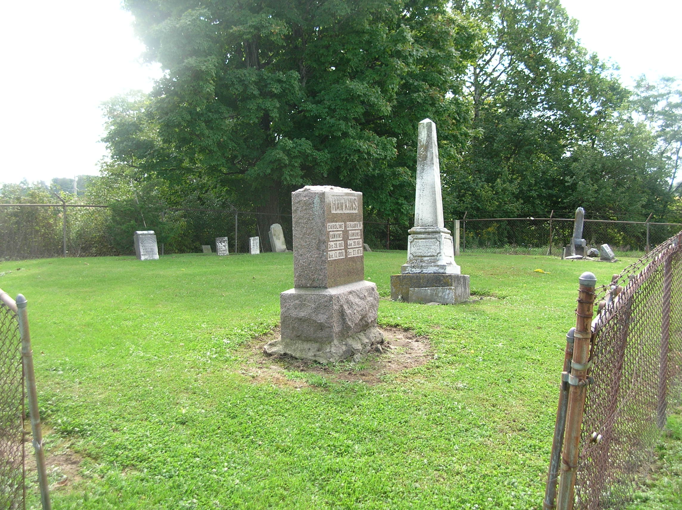 Jay County Indiana Hawkins Cemetery