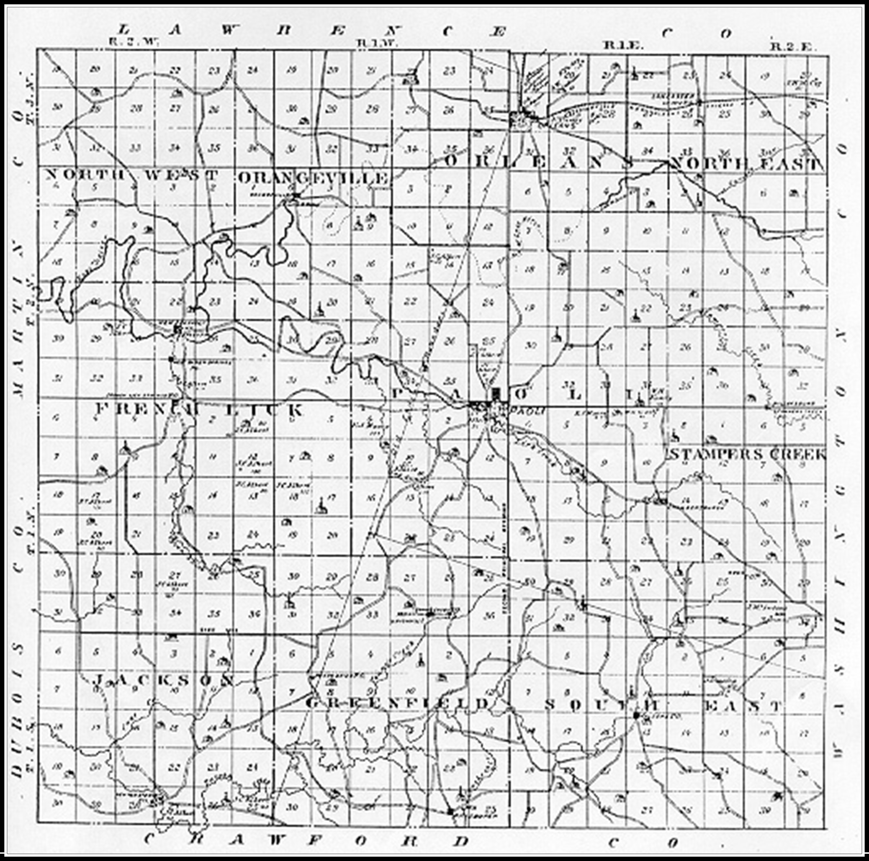 Township Map of Orange County