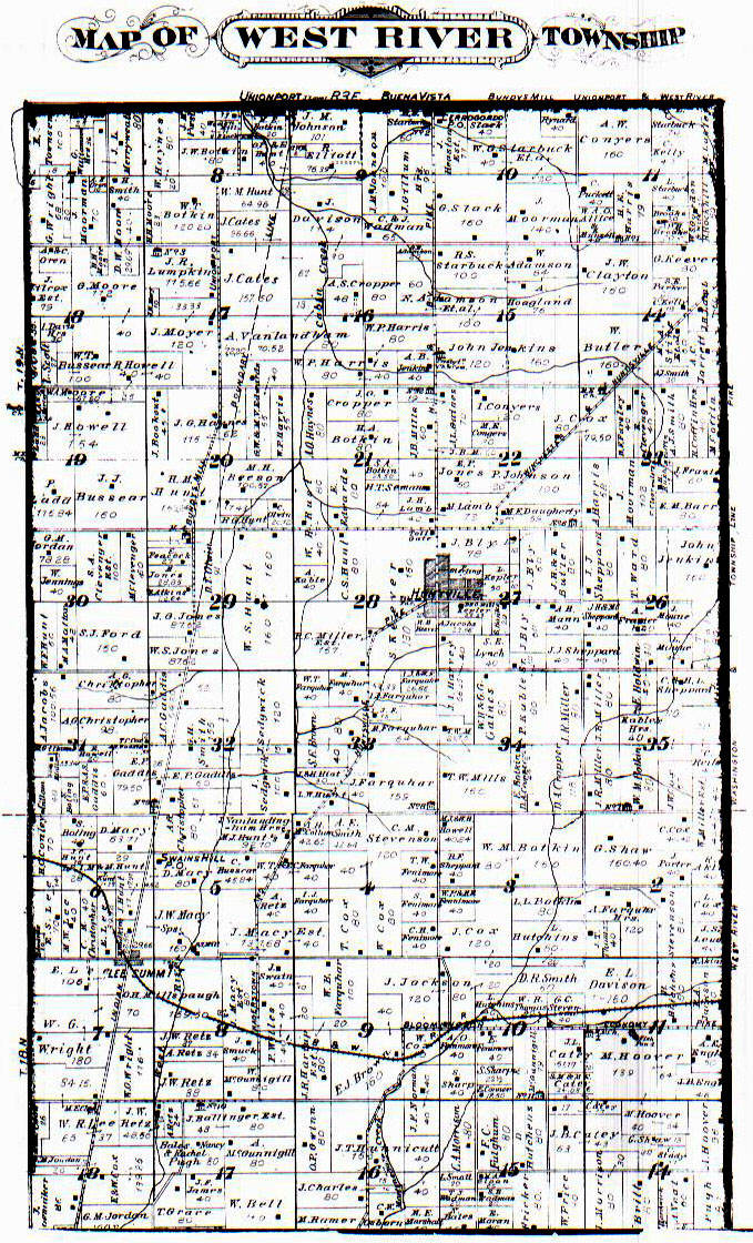Randolph County Indiana Township Map Maps, Randolph County Indiana