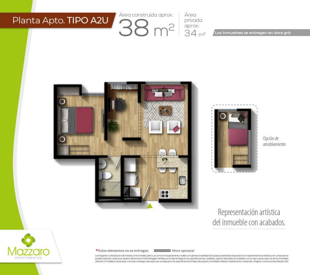Mazzaro Apartamentos en el centro de bogota 2024