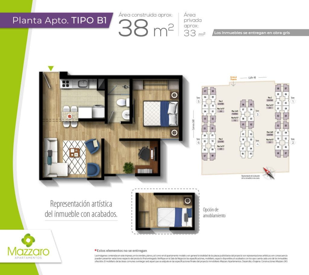 Mazzaro Apartamentos en el centro de bogota 2024