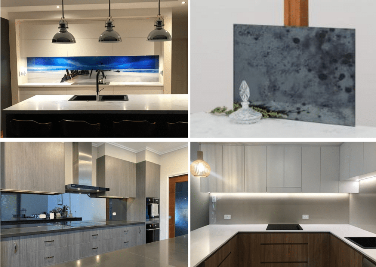 What Is The Best Splashback For My Kitchen? In Glass Design, Gold