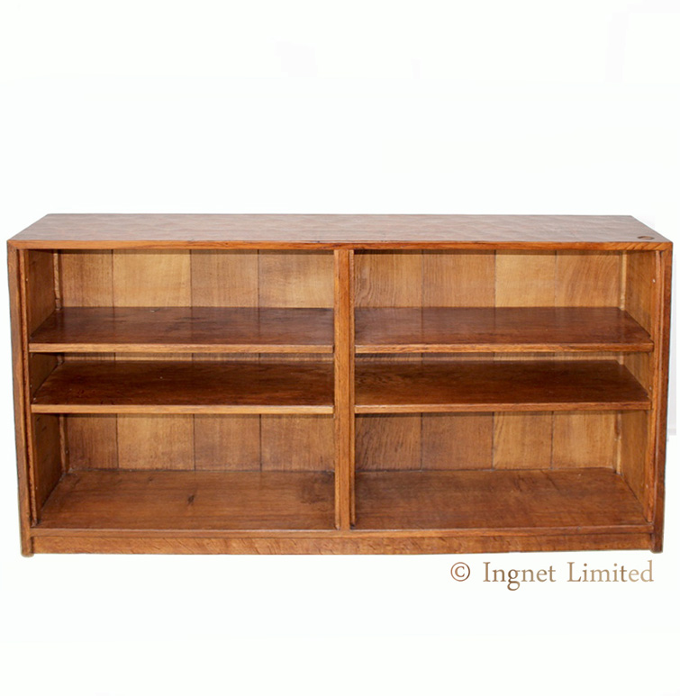 ACORN INDUSTRIES YORKSHIRE OAK FULLY ADZED BOOKCASE