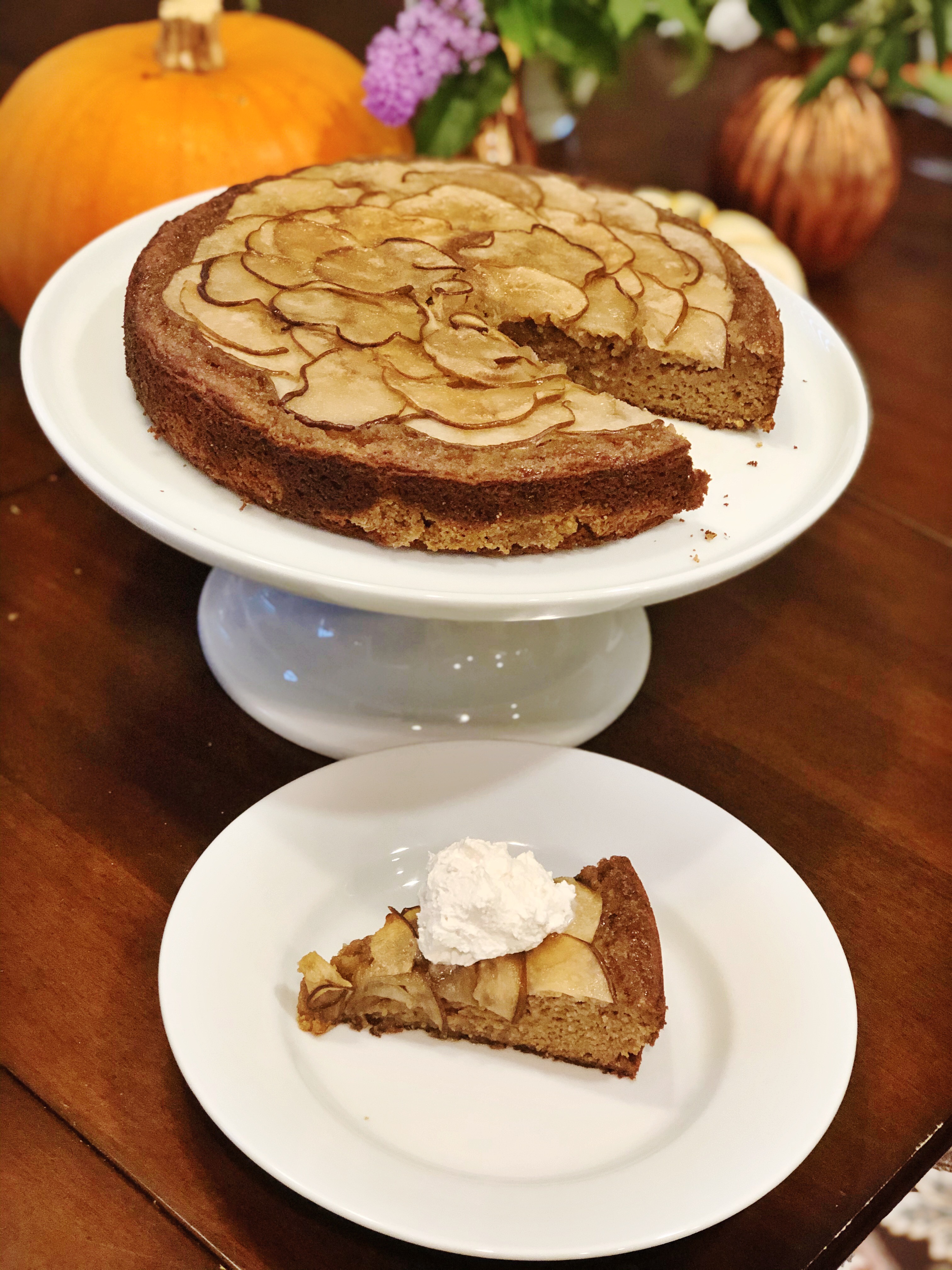 HoneyCardamom Pear Cake In Good Clean Taste