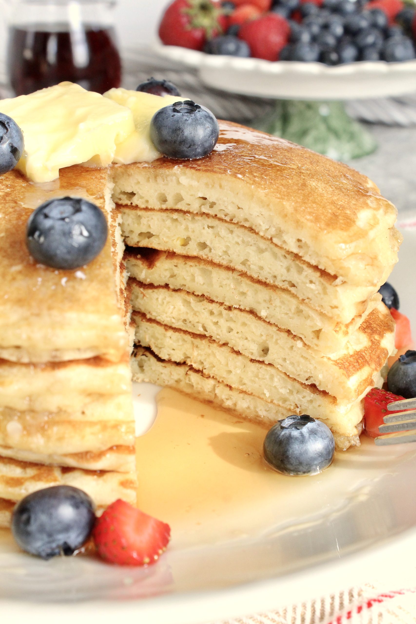 Favorite Diner Style Pancakes In Good Flavor
