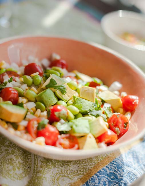 Avocado, Corn & Edamame Salad In Good Taste