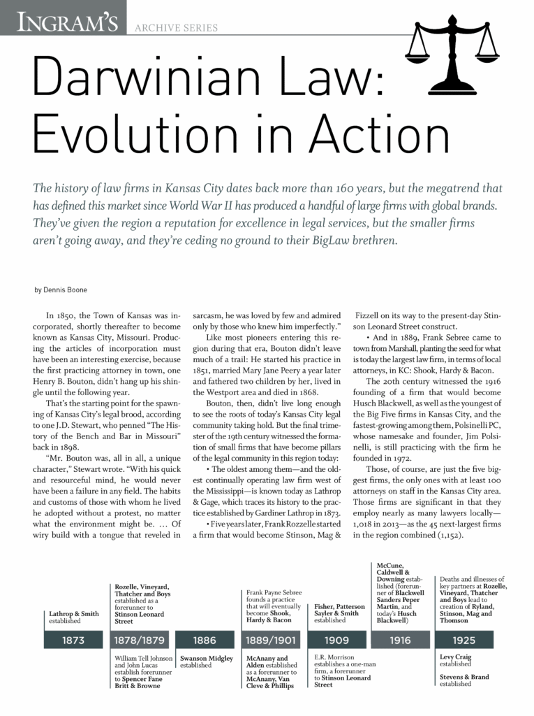 The History of Kansas City Law Firms Ingram's