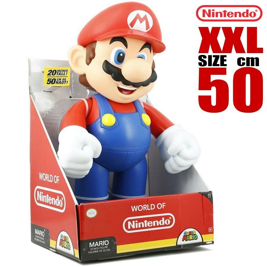 Mario Bros 50 cm XXL SIZE Nintendo Figura Statua Gioco Super Mario