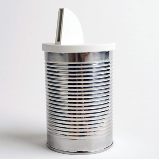Clever Lids Convert Tin Cans Into Stylish Containers