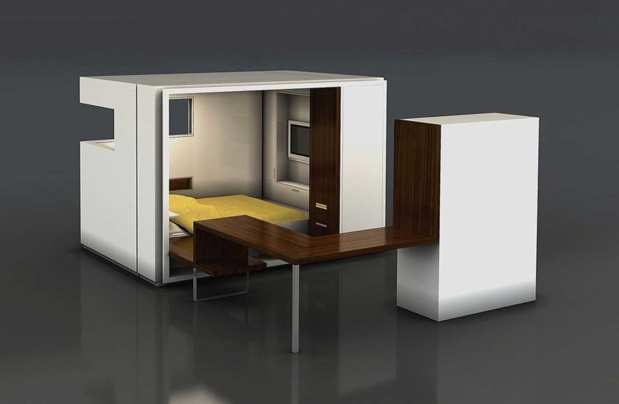 ODA's "Room" lets you unfold a whole suite of furniture out of a box