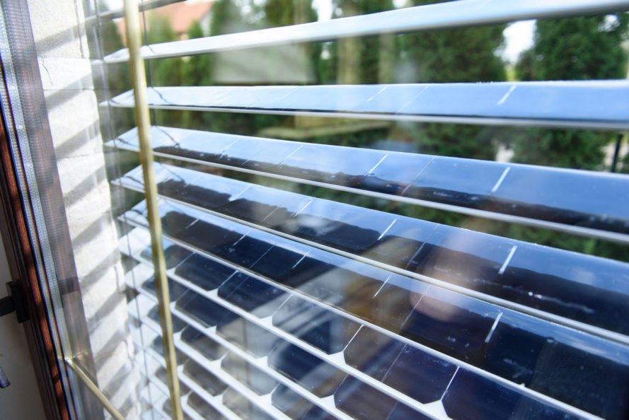 SolarGaps' new solar blinds shade windows and generate clean energy