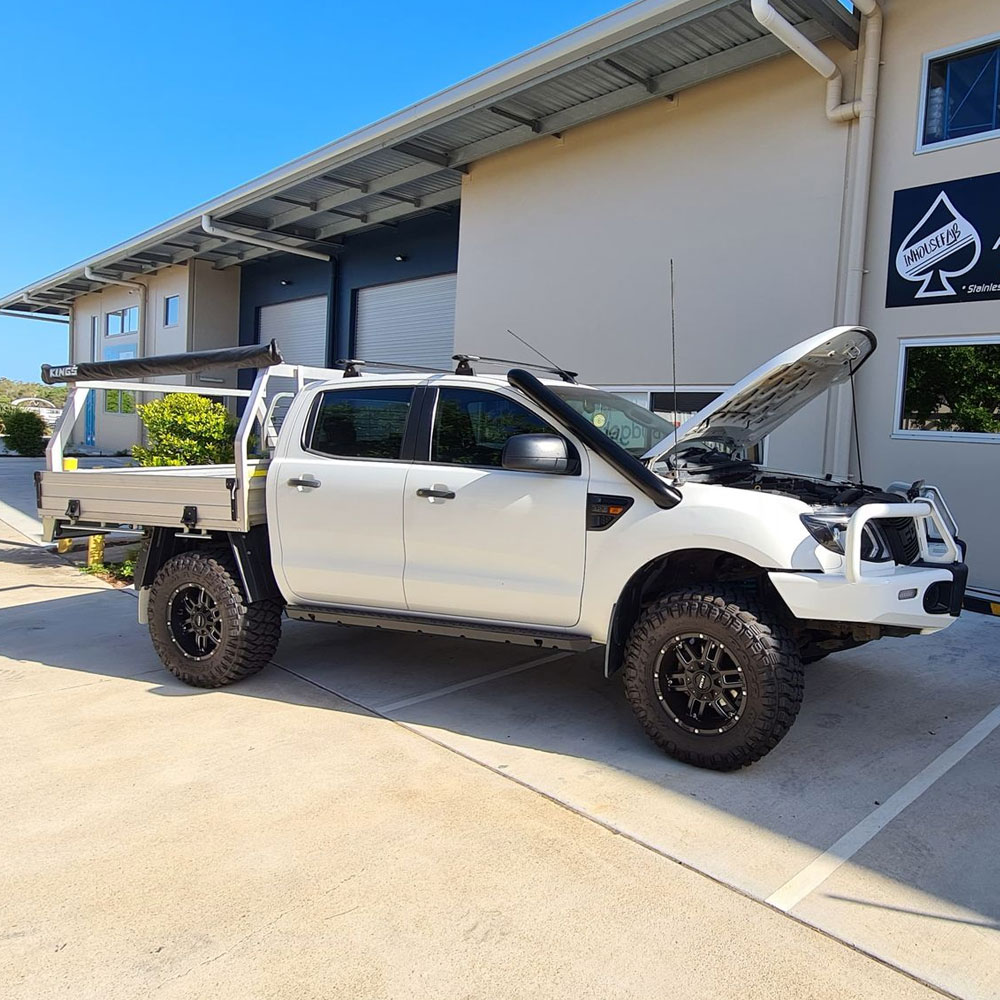 Ford Ranger PX 4" Stainless Steel Snorkel Kit (SHORT)
