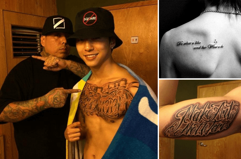 Idolidol Cowok yang Punya Banyak Tattoo di Tubuhnya iniKpop