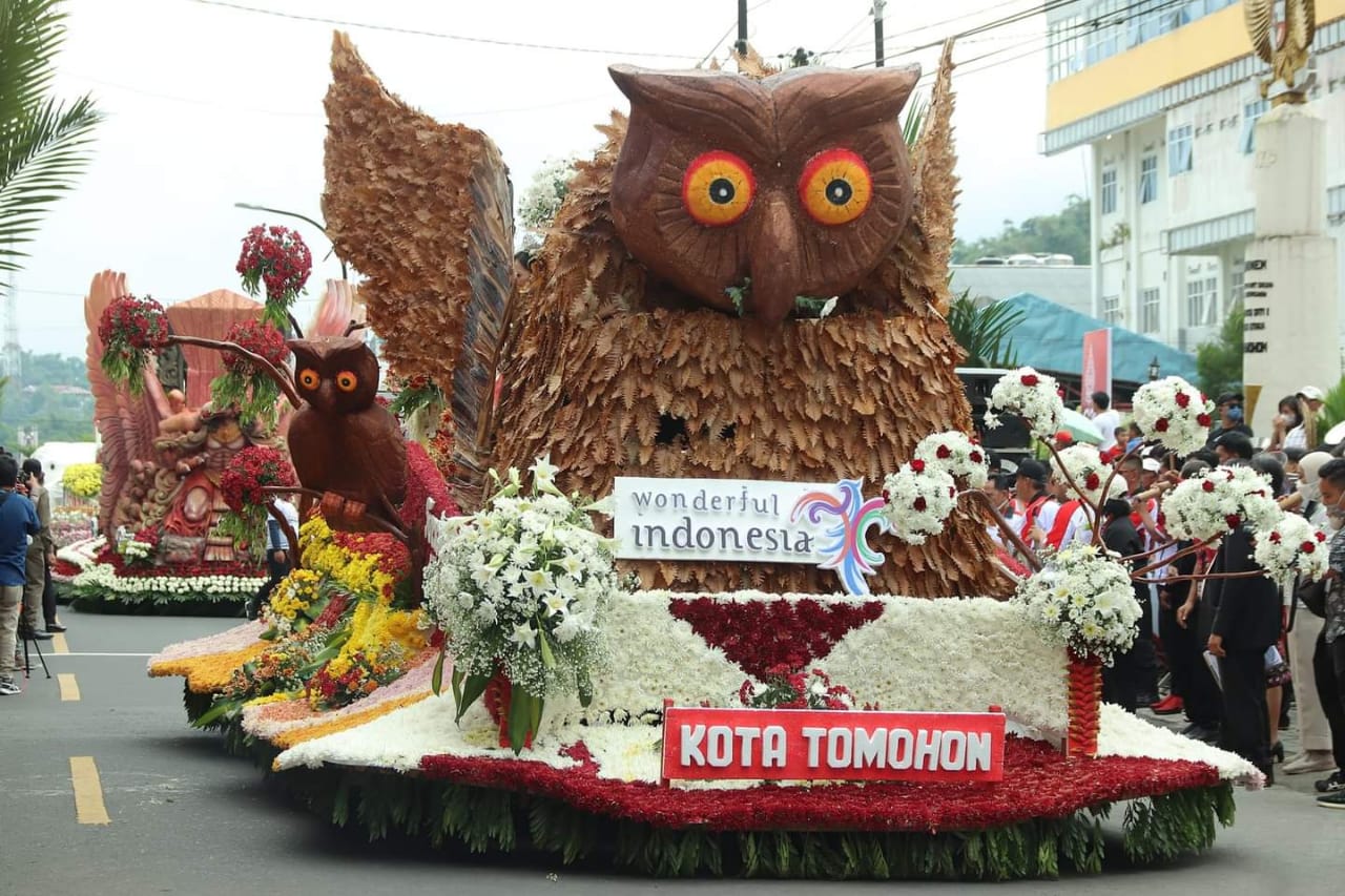 Tomohon International Flower Festival 2022 Sukses Digelar
