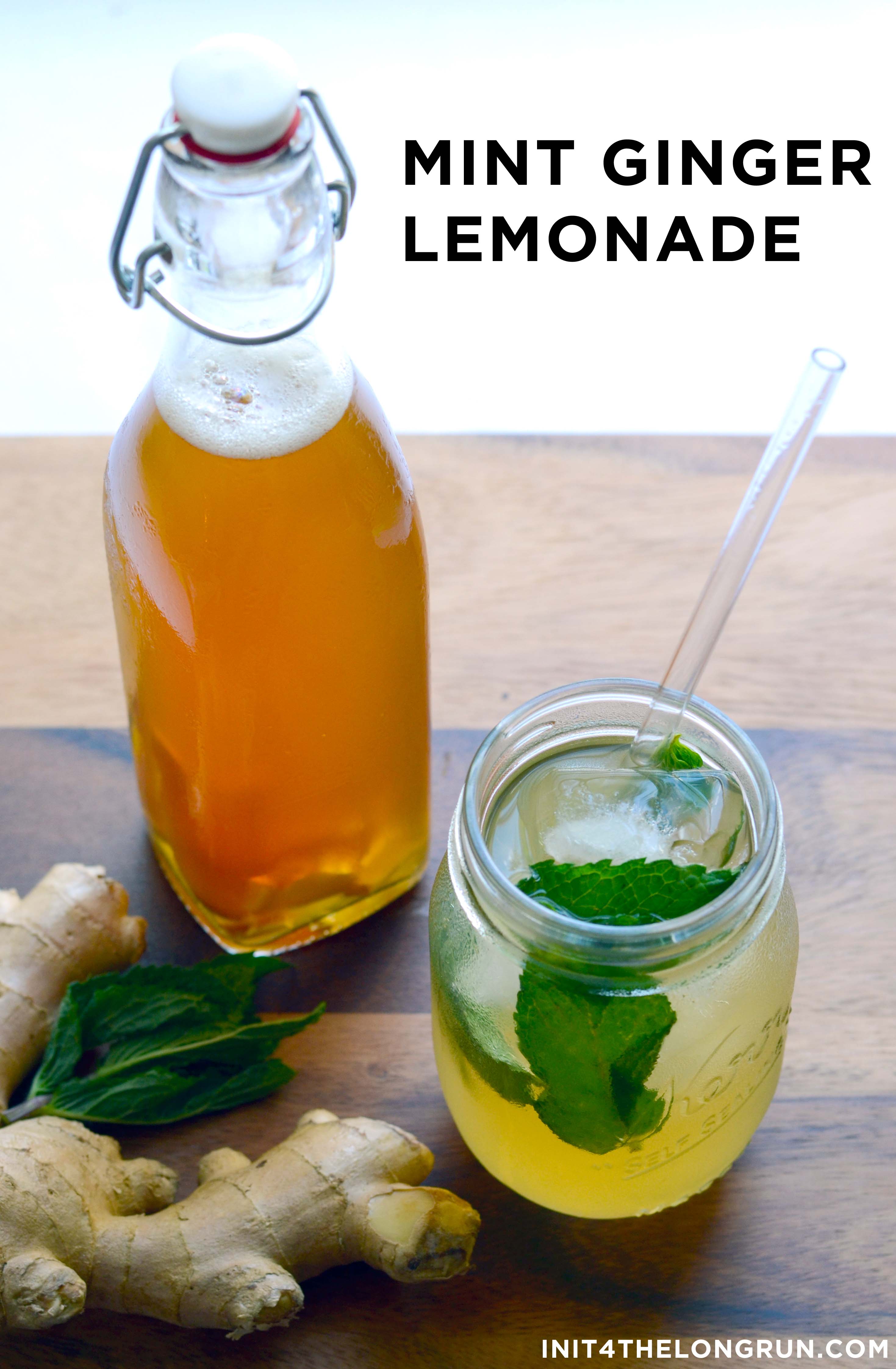 Mint Ginger Lemonade (lowsugar)
