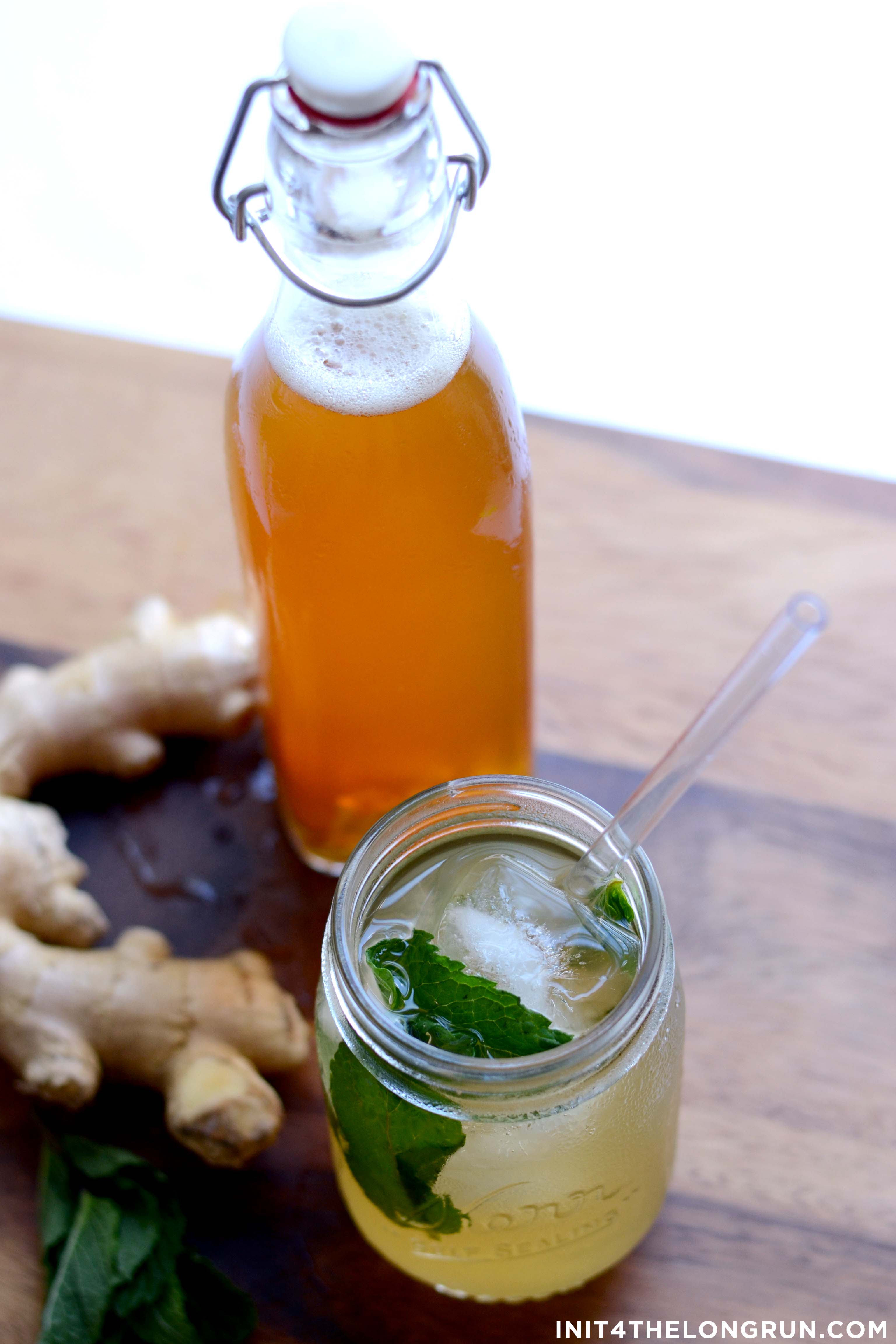 Mint Ginger Lemonade (lowsugar)