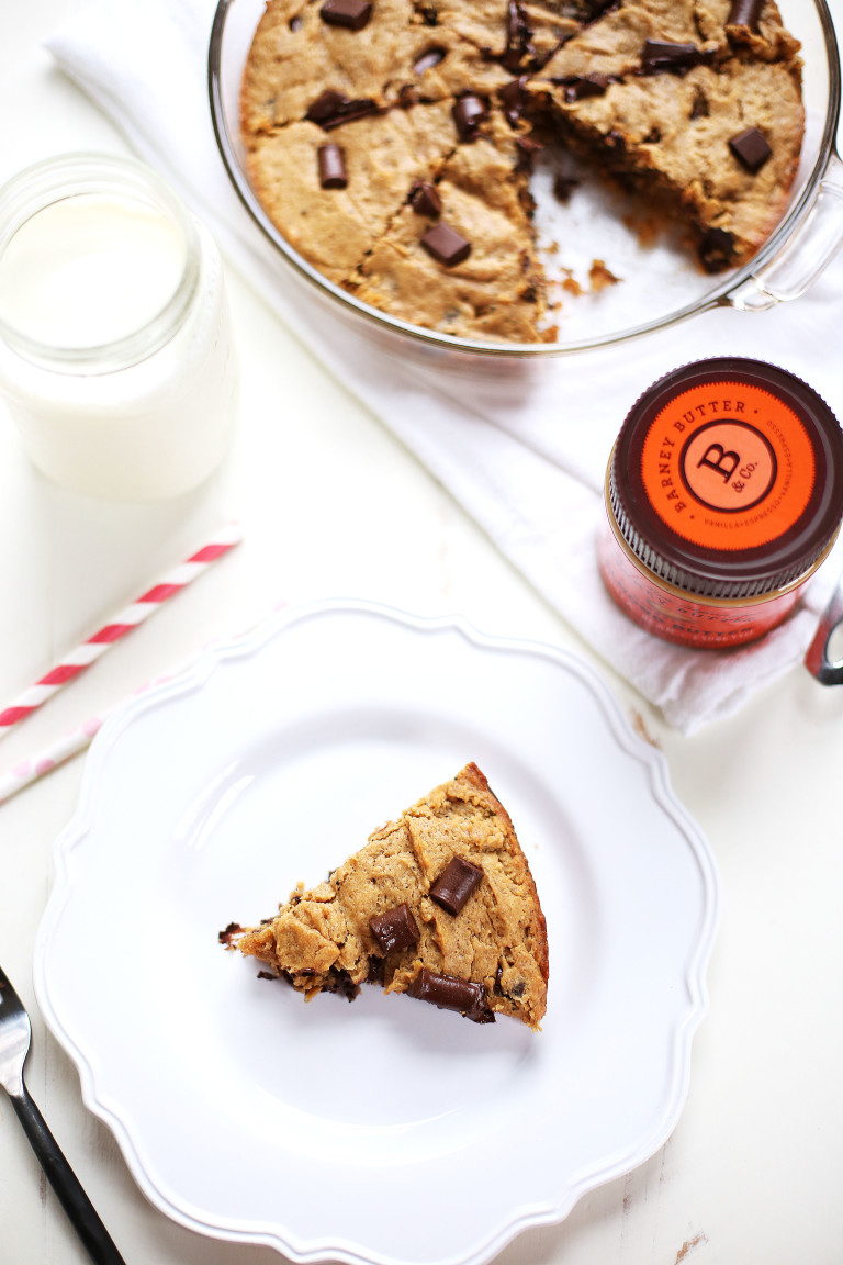 Chocolate Chip Cookie Cake (Vegan)