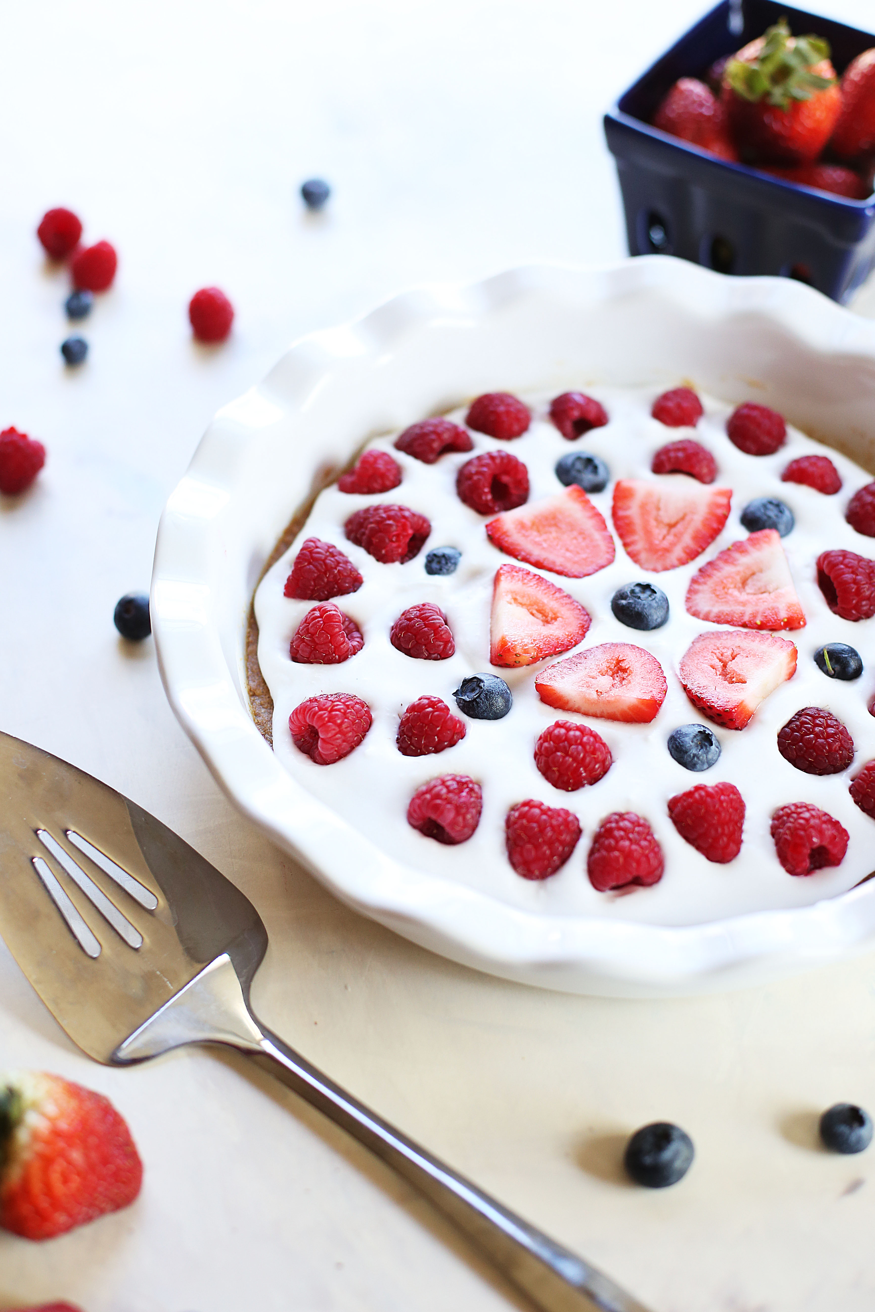 Vegan Fruit Pizza with Graham Cracker Crust