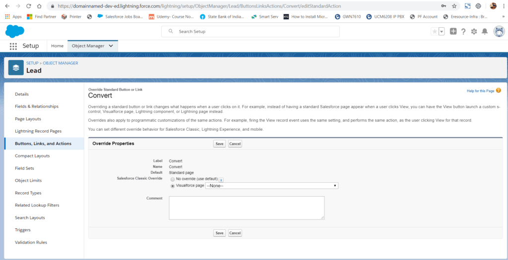 Overriding Standard Lead Conversion in Salesforce