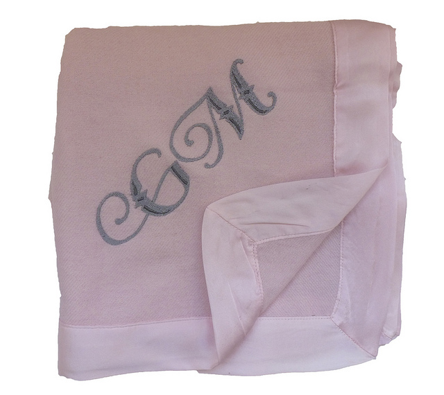 Personalized Cashmere Baby Blanket InitialImpressions