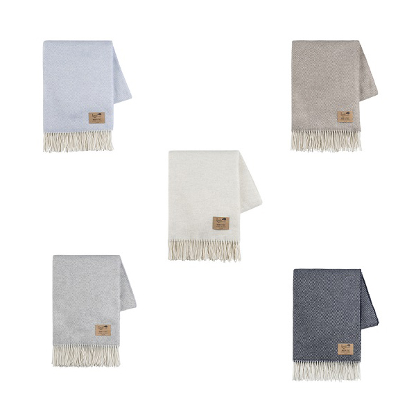 Cashmere and Lambswool Luxury Throw Blanket InitialImpressions