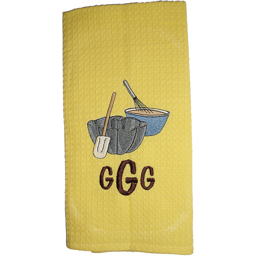 Cotton Waffleweave Dishtowel InitialImpressions