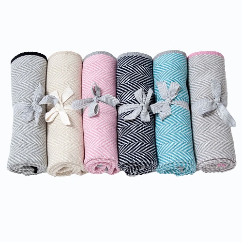 100 Cotton Baby Blankets Infants InitialImpressions