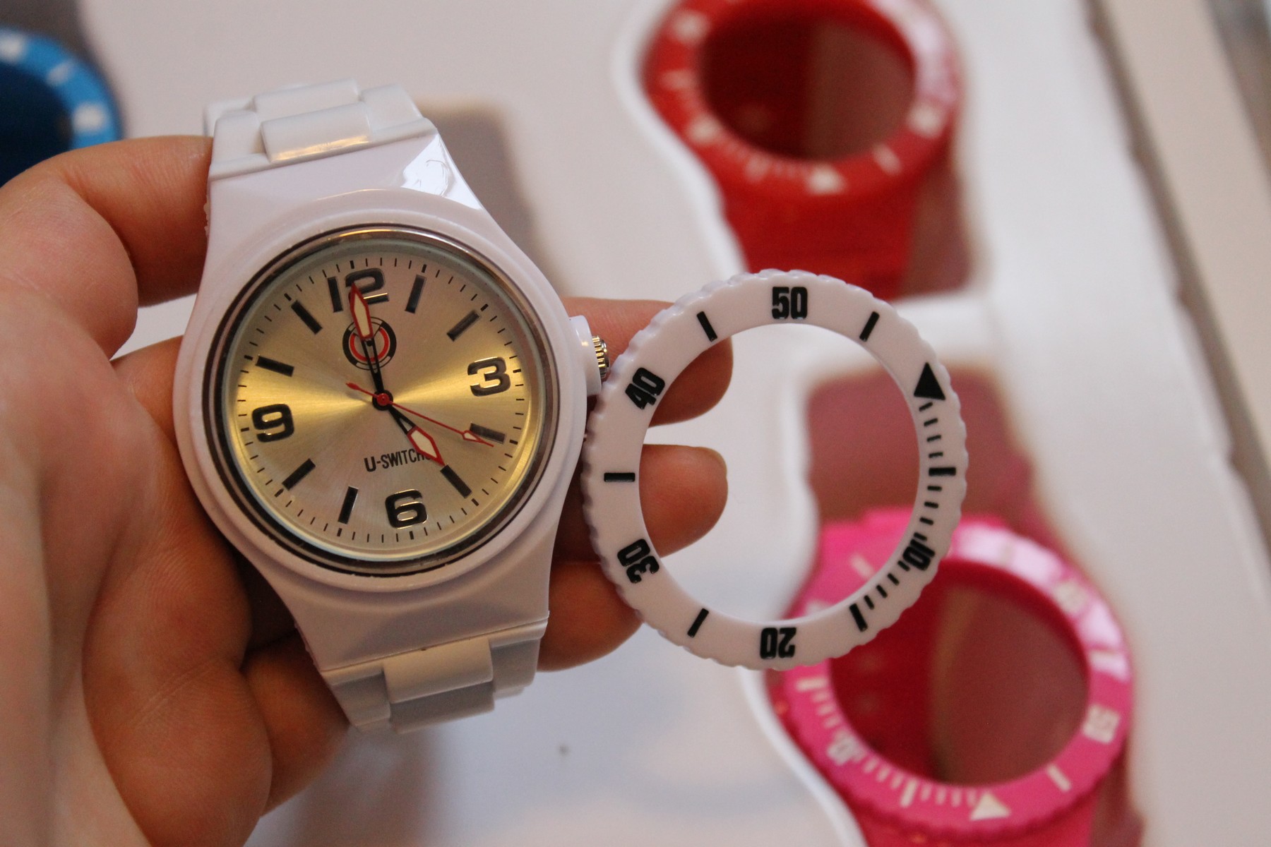 Initials CB Idée cadeau Noël une montre USWITCH Initials CB