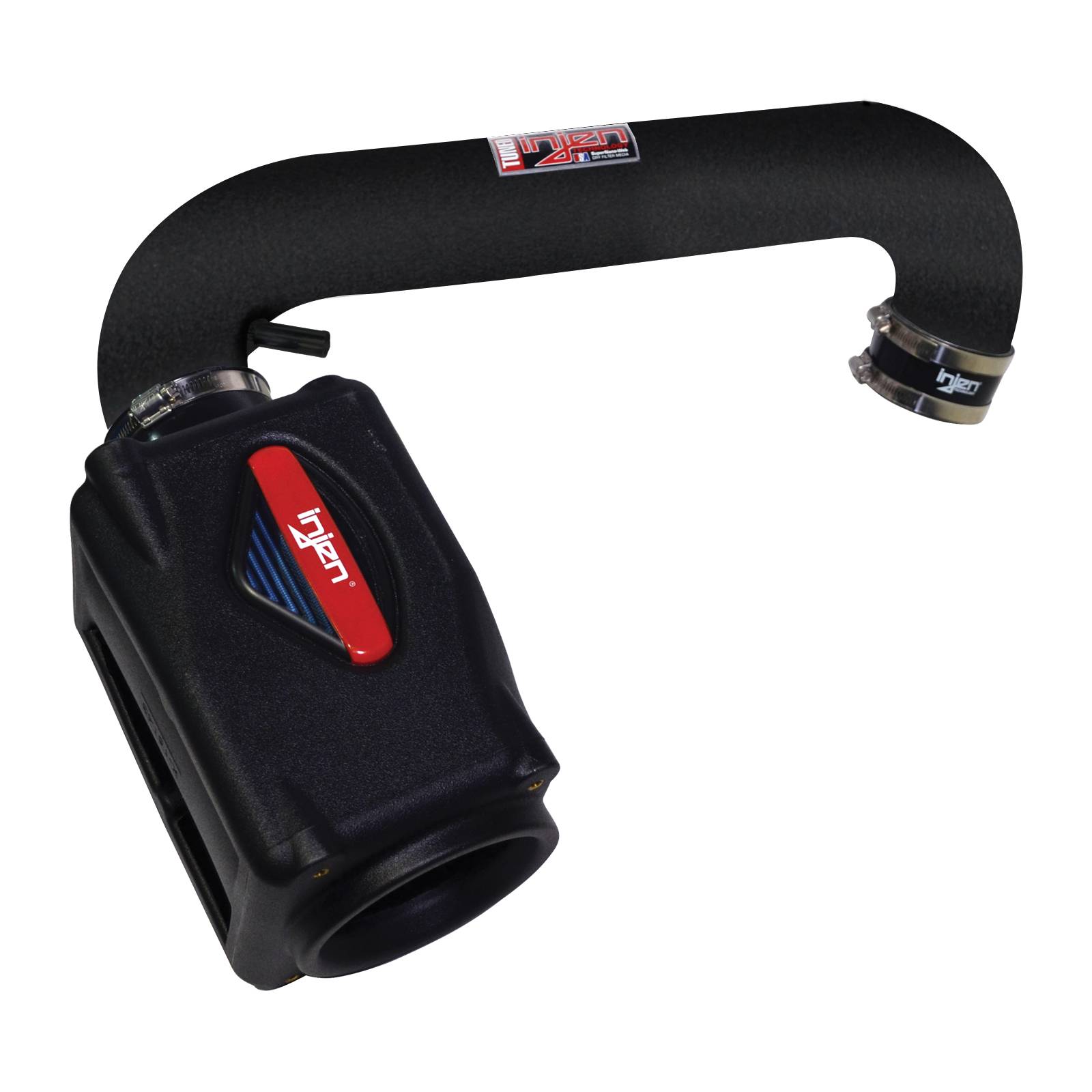 PF8051WB Injen PF Cold Air Intake System Wrinkle Black Injen Technology