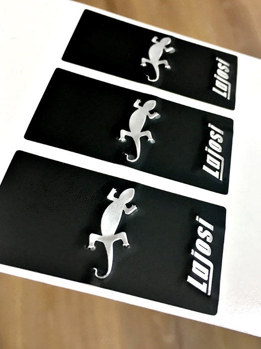 Custom Embossed Labels Free Shipping & Proofing Inkable Label Co.