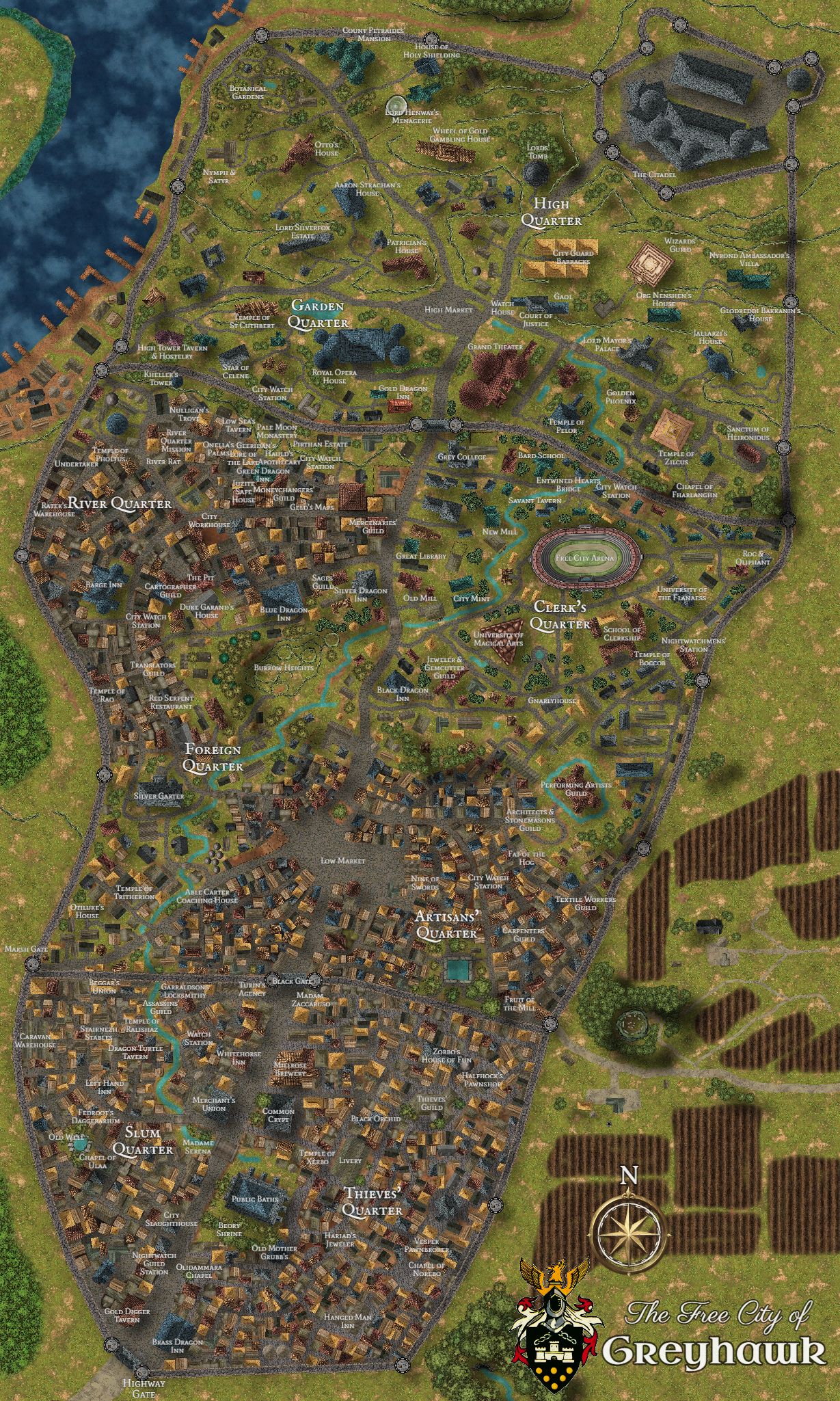 GIANT Greyhawk Map Inkarnate Create Fantasy Maps Online