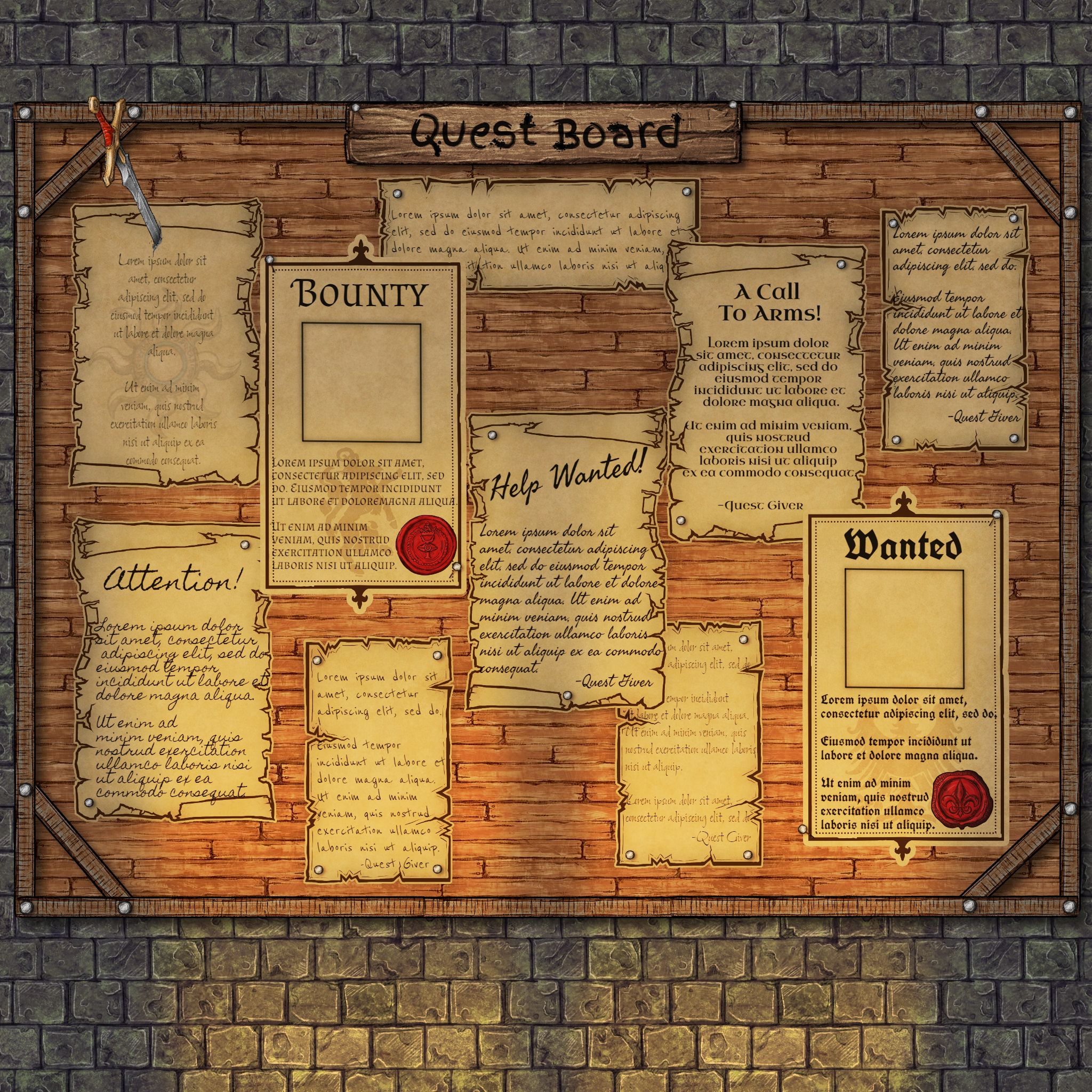Quest Board Inkarnate Create Fantasy Maps Online