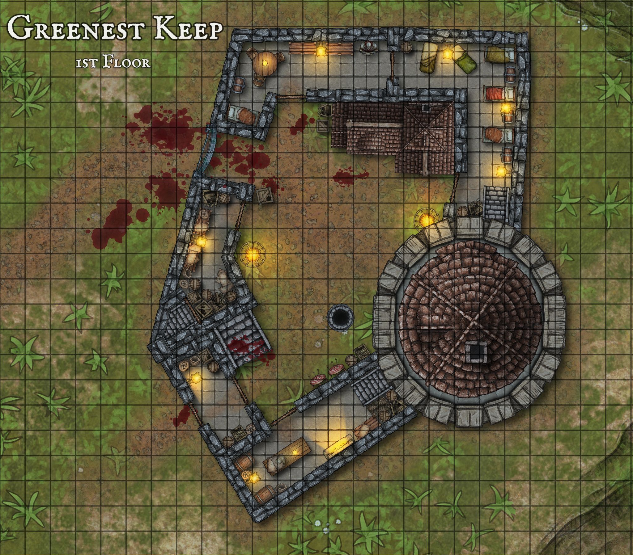 Greenest Keep & Sally Port Inkarnate Create Fantasy Maps Online