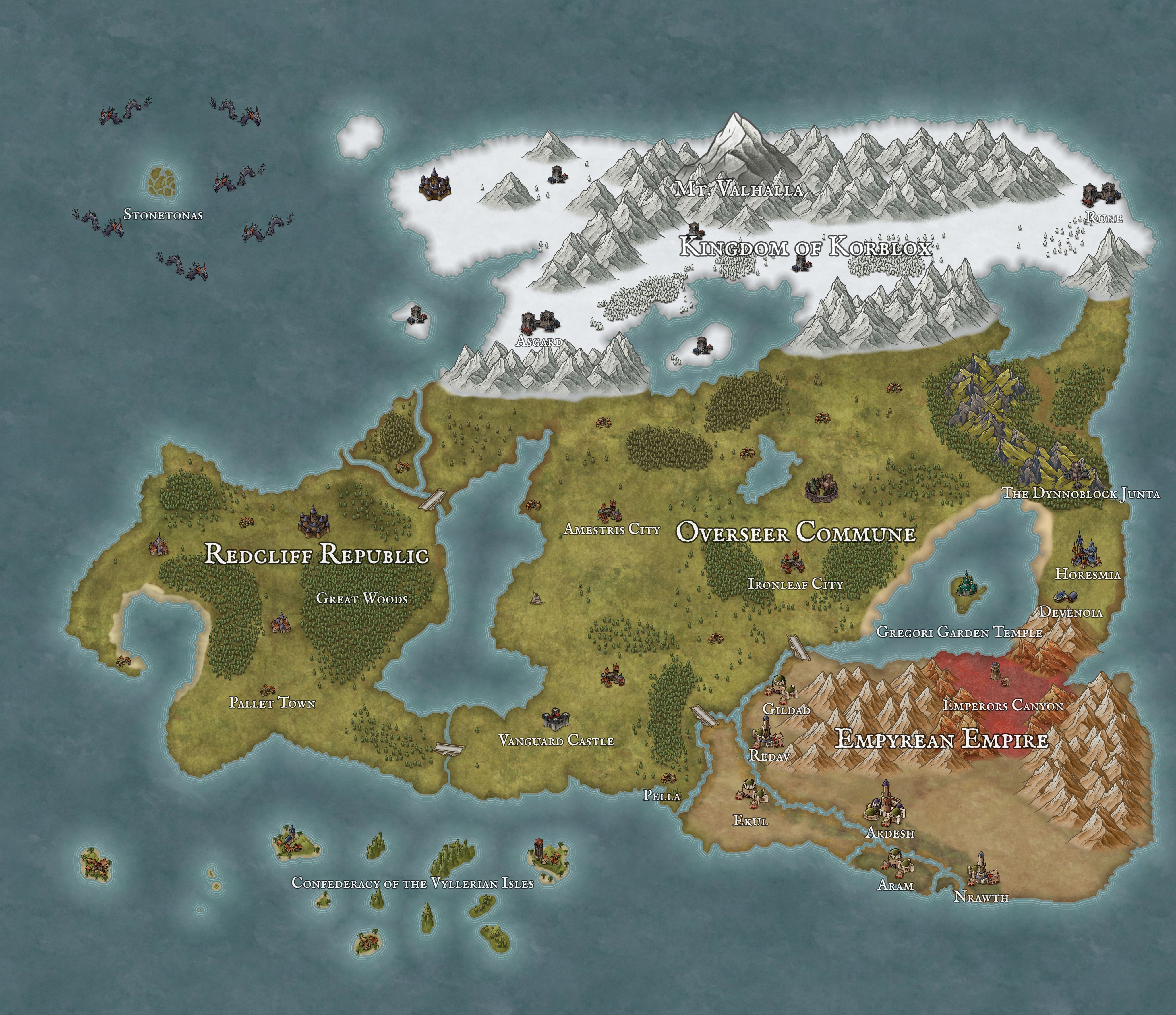 Empire Clash World Map Inkarnate Create Fantasy Maps Online