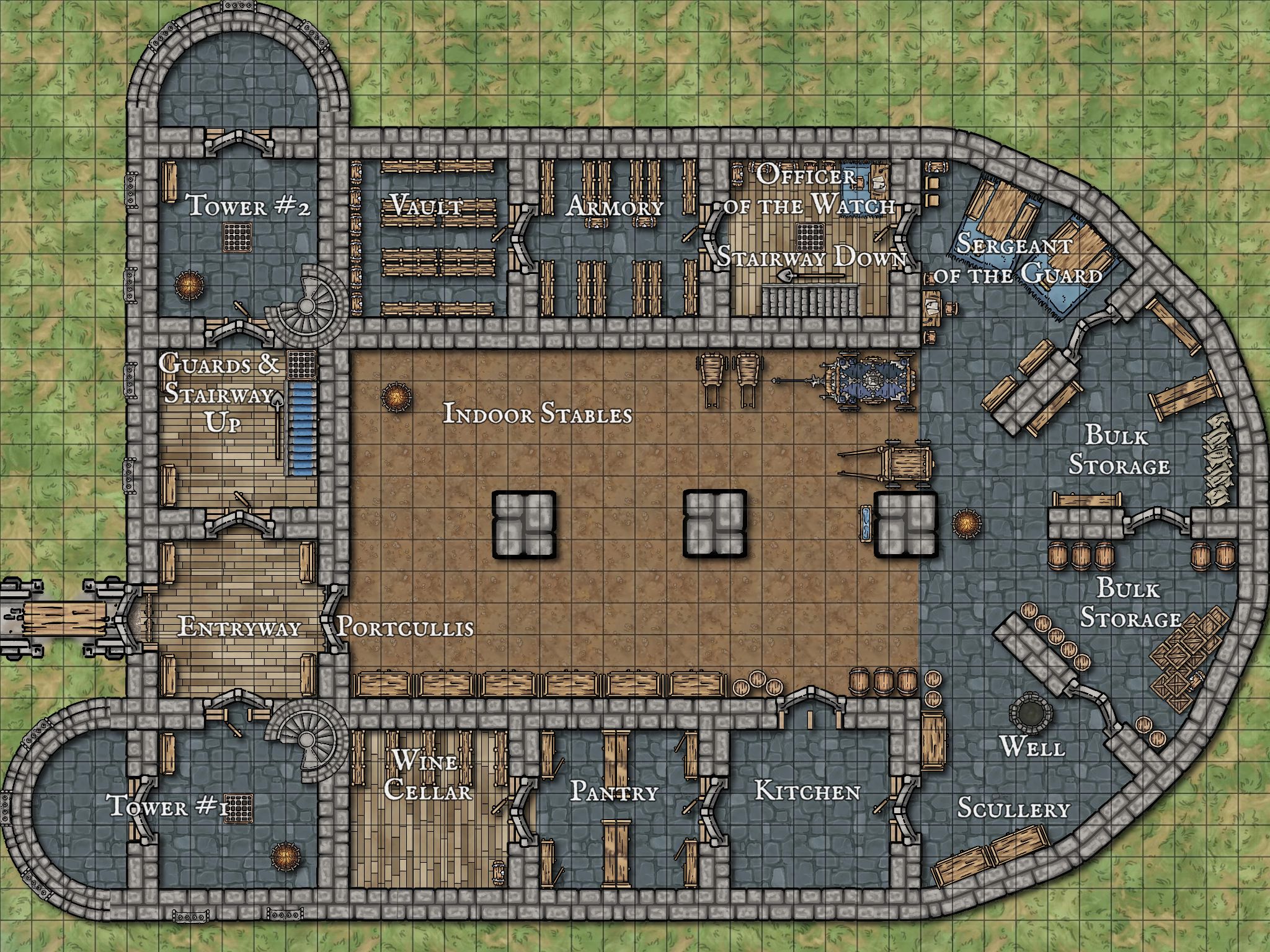 Masada Keep Entry Level Inkarnate Create Fantasy Maps Online