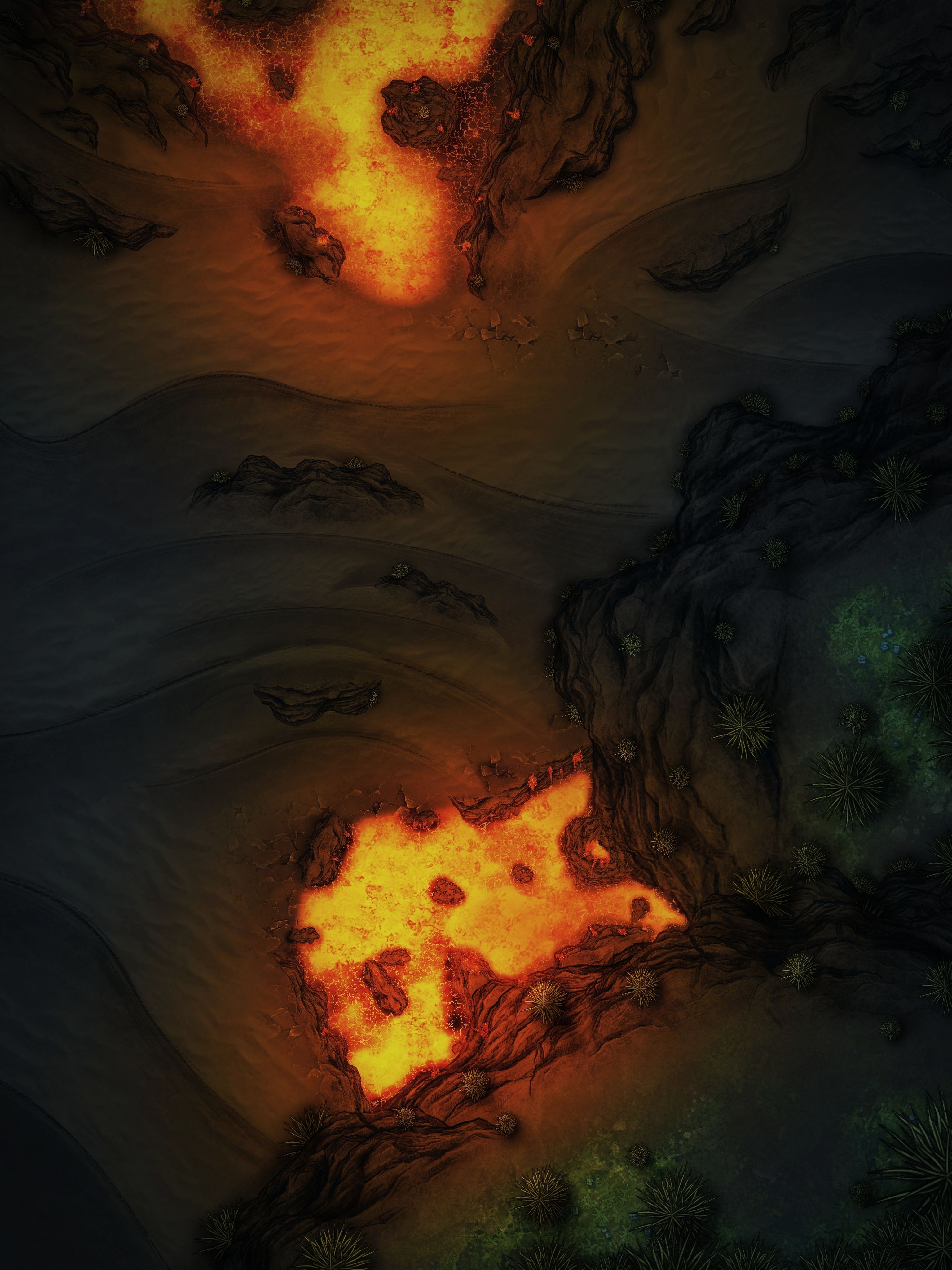 Black Sand Desert Encounter Normal Inkarnate Create Fantasy Maps Online