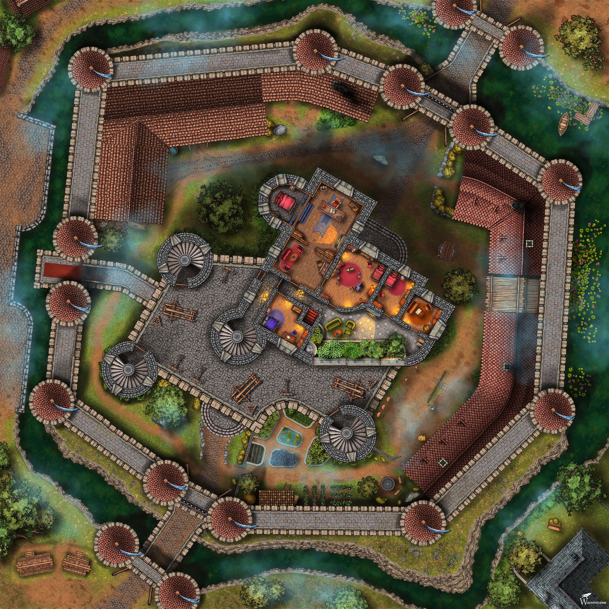 Castle Never 3rd Inkarnate Create Fantasy Maps Online(06)
