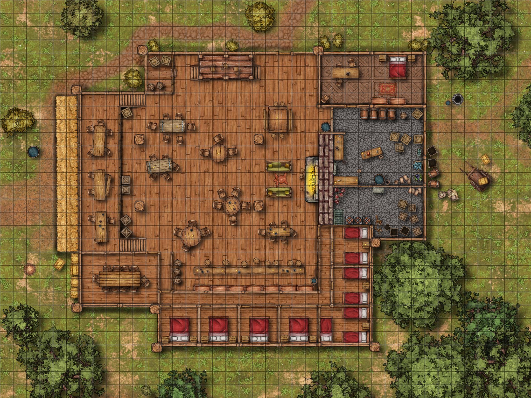 Large Tavern Inkarnate Create Fantasy Maps Online