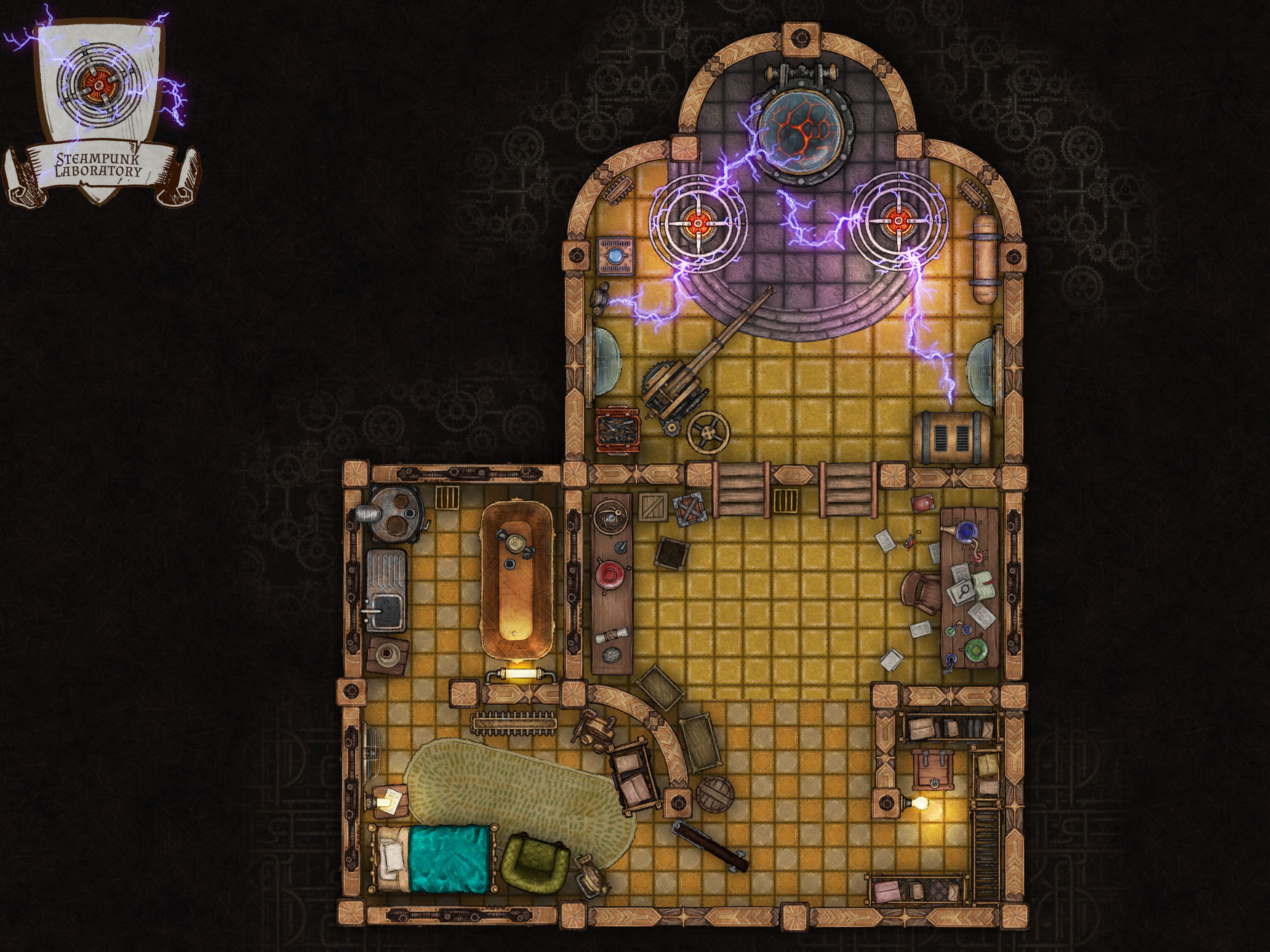 How to Create a Steampunk Laboratory Inkarnate Create Fantasy Maps Online