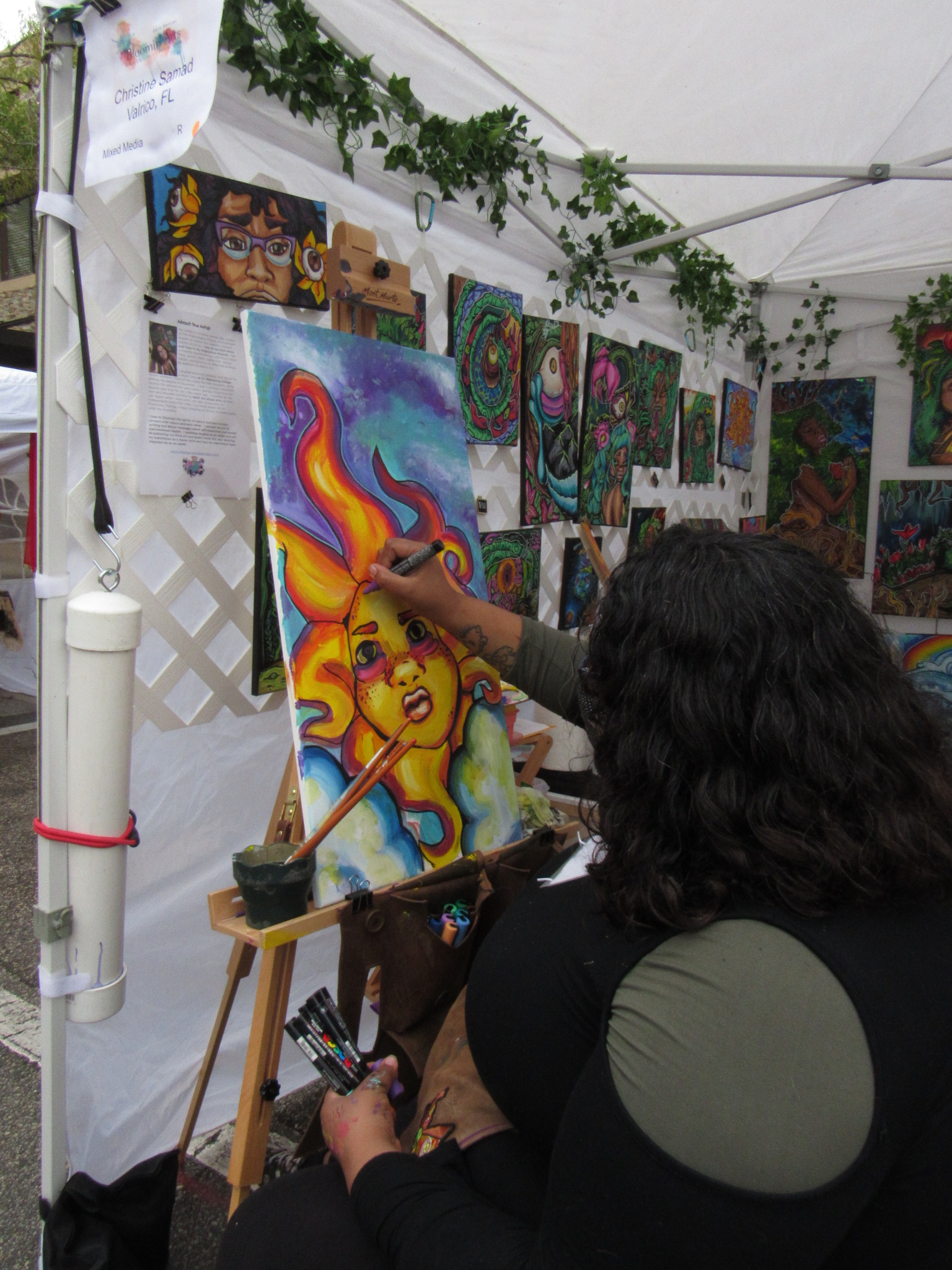 Bloomin' Arts Festival Downtown Bartow Visit.