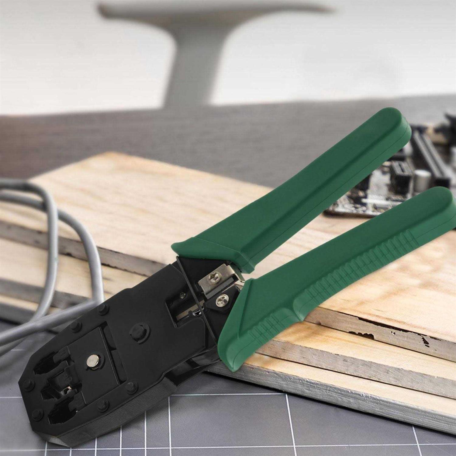 Network Cable Repair Tool Kit Set RJ45 Rj11 Cat6 Cable Tester Test